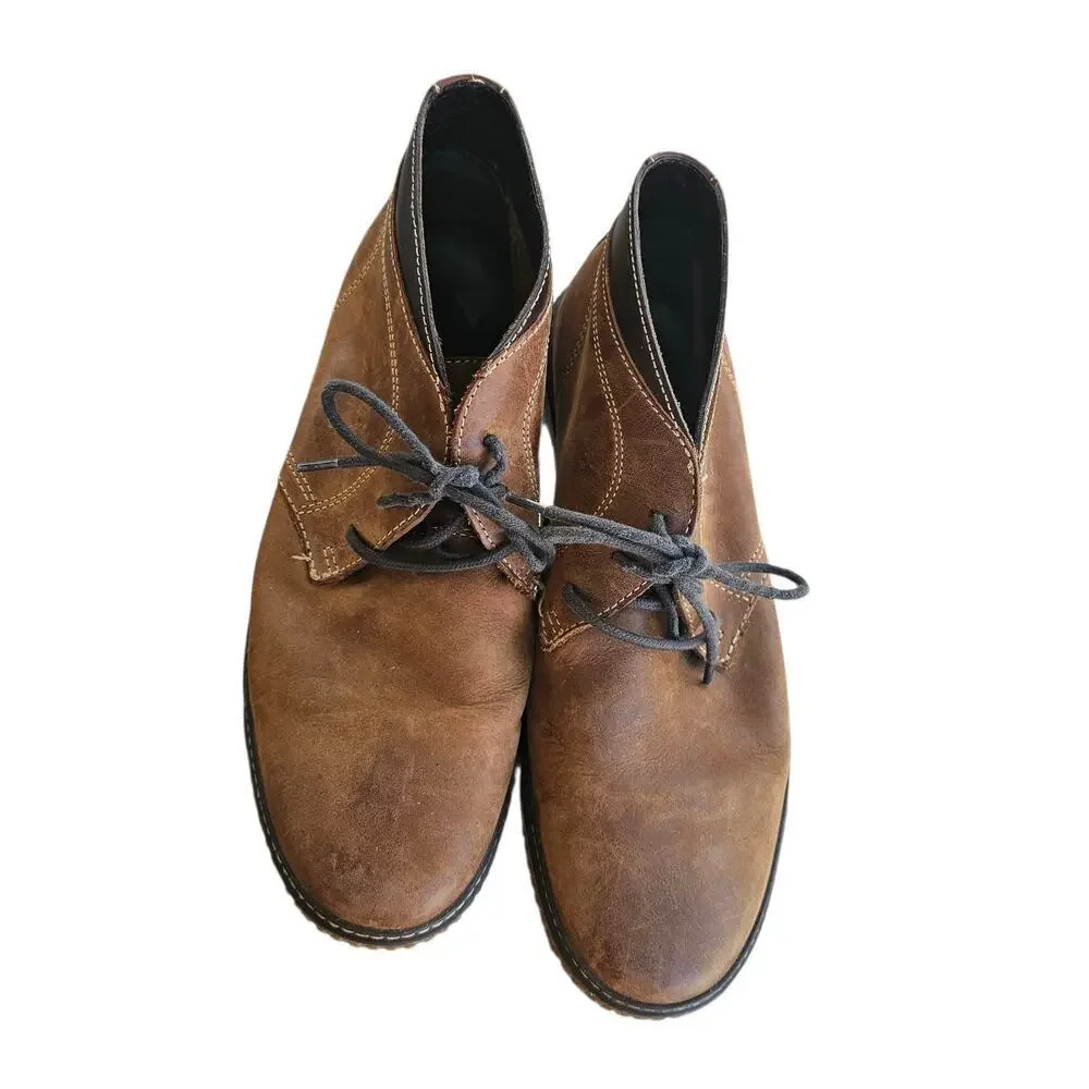 Johnston & Murphy Wallace Chukka Boots Brown Size 10.5